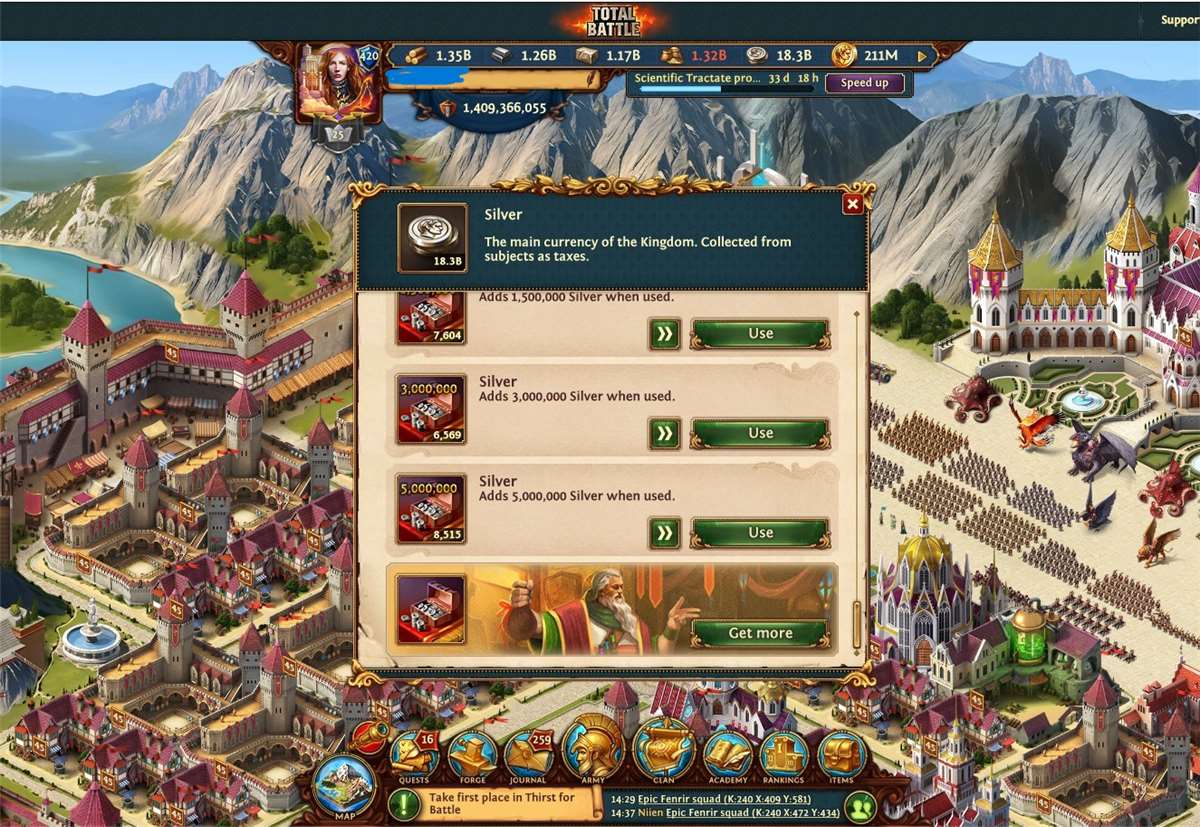 продажа аккаунта к игре Total Battle: Триумф